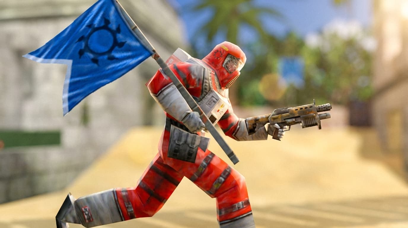 Generated illustration for the report headlined: Sp00k Delivers in Overtime as Capture the Flag Action Heats Up